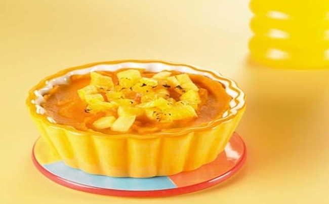 Moldecitos de camote y piña